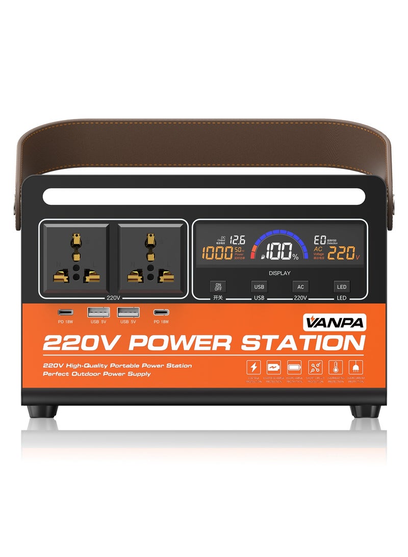 فانپا 300W محطة طاقة محمولة 200Wh مولد للطاقة الشمسية مع AC 220V إخراج بطارية ليثيوم ذات سعة كبيرة طاقة محمولة للتخييم - Image 2