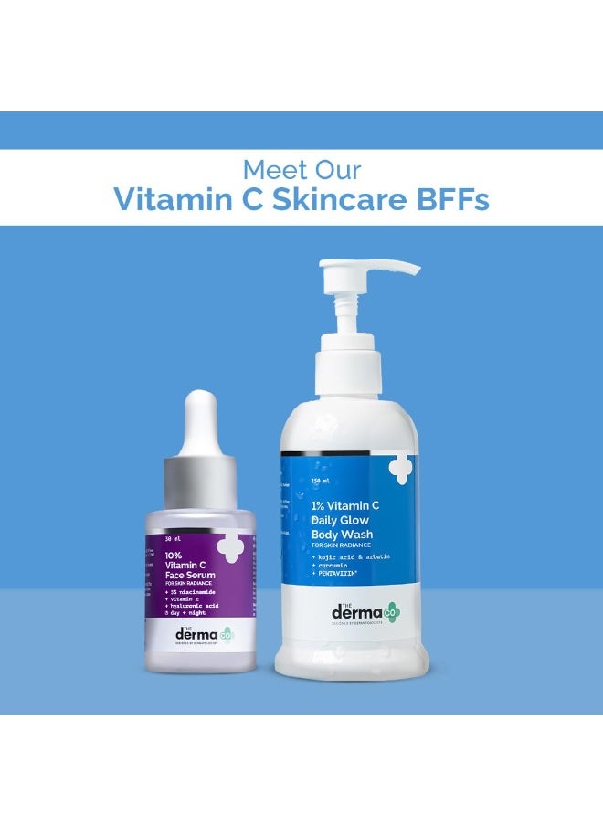 THE derma Co 2% Vitamin C Gel Daily Face Wash with Vitamin C, Rosehip & Orange Peel Extract for Glowing Skin I Brightens & Evens Skin Tone I Anti-Oxidant Rich Formula I For All Skin Type - 80ml  - Image 3