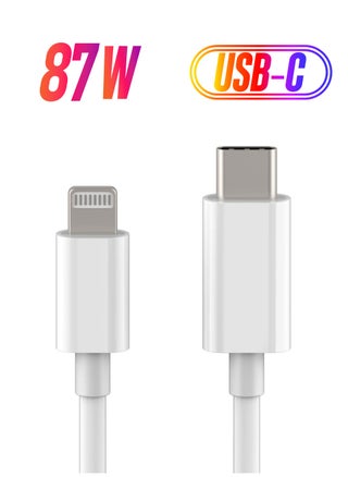 Lightning Cable Fast Charging and Hi-Speed Syncing Cord Compatible with Apple iPhone X/XS/XR/XS MAX/8/8 Plus/iPad White - pzsku/Z69EAFF745D9FC499D191Z/45/_/1738233496/c72dc0e1-9ddb-4527-b41f-fa3fd2d921a6
