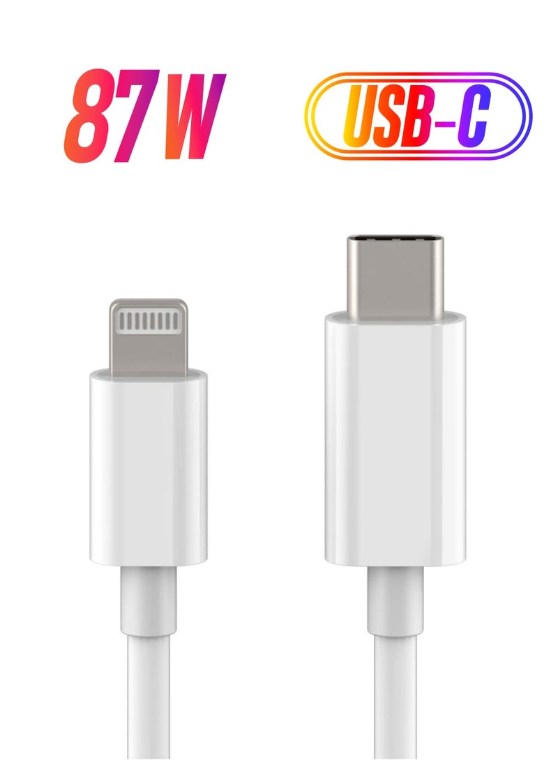 Phone Planet - Lightning Cable Fast Charging and Hi-Speed Syncing Cord Compatible with Apple iPhone X/XS/XR/XS MAX/8/8 Plus/iPad White - Image 1