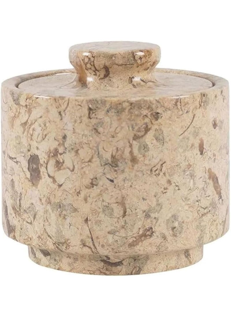 RADICALn - Elegant Handmade Coral Marble Kitchen Decor Salt and Pepper Dispenser - Image 1
