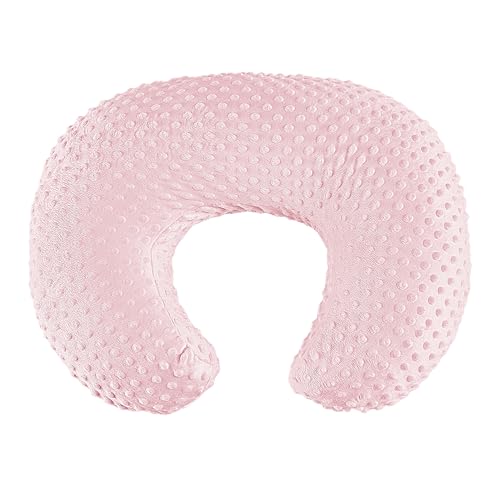 ANHEBEIBEI Nursing Pillow for Bottle and Breastfeeding Ergonomic Comfort Nursing Essentials for Mom and Baby Feeding Support Pillow with Removable Cover Easier and Healthier Nursing Pink - Image 1