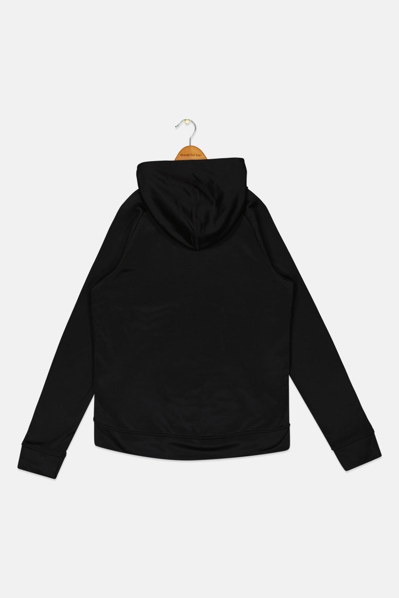 Nike هودي تدريب بأكمام طويلة للأطفال الأولاد بتقنية ثيرما فيت، أسود - Image 3