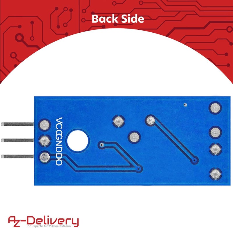 AZDelivery وحدة استشعار الاهتزاز SW420 المتوافقة مع Arduino مع كتاب إلكتروني مرفق! - Image 3