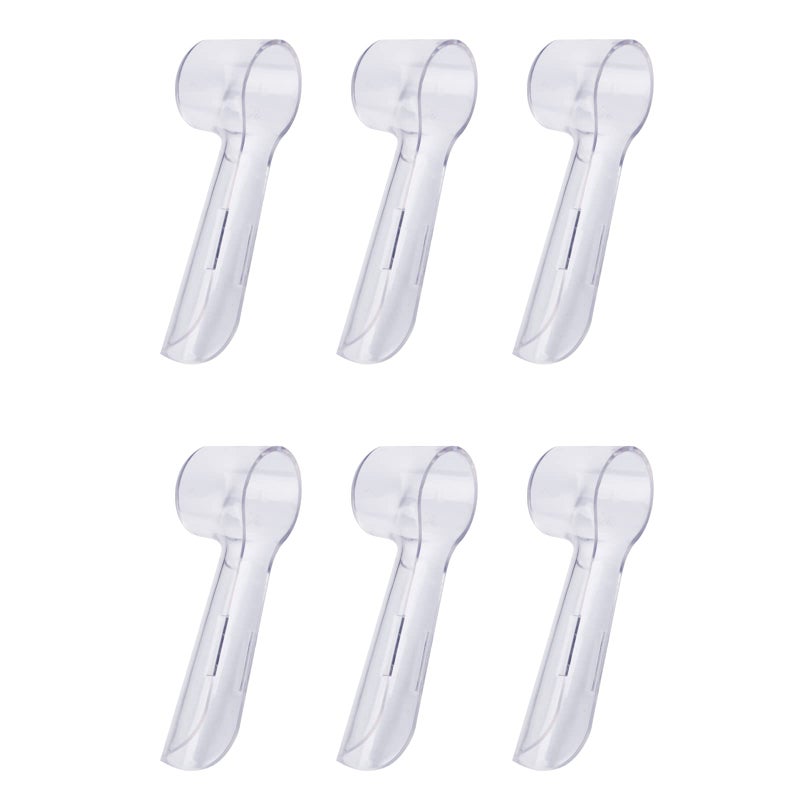LazyMe Toothbrush Cover for Oral-b, Electric Toothbrush Replacement Heads Cover for Home and Travel (6 Pcs) - Image 1