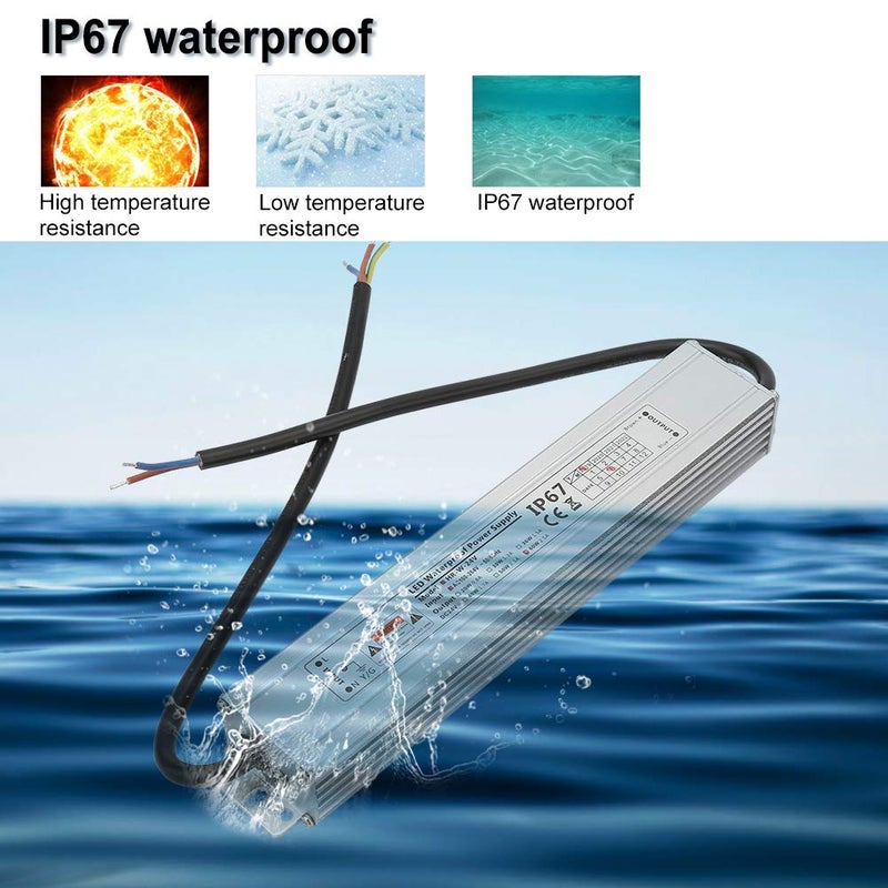 IP67 Waterproof 60W LED Driver Power Supply 24V 2.5A Constant Voltage Transformer Universal Plug Indoor Outdoor Use - Image 5