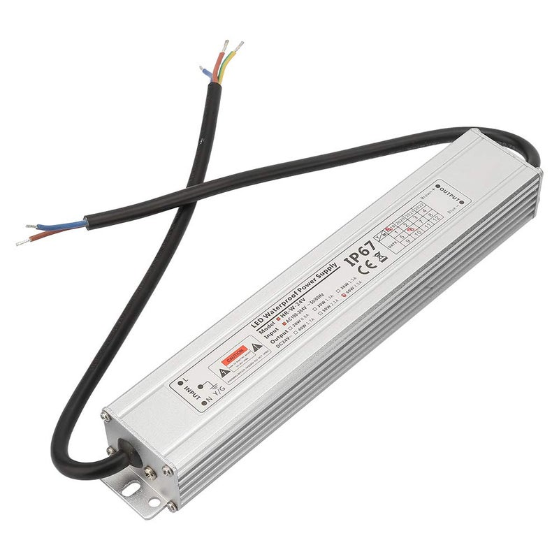 IP67 Waterproof 60W LED Driver Power Supply 24V 2.5A Constant Voltage Transformer Universal Plug Indoor Outdoor Use - Image 2