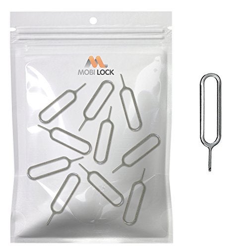 Mobi Lock 10pcs Sim Card Tray Removal Tool Compatible with All Smartphones and Tablets - iPhones, Android - Samsung, HTC, Pixel, Sony, Motorola - Image 2