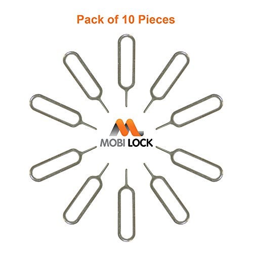 Mobi Lock 10pcs Sim Card Tray Removal Tool Compatible with All Smartphones and Tablets - iPhones, Android - Samsung, HTC, Pixel, Sony, Motorola - Image 3
