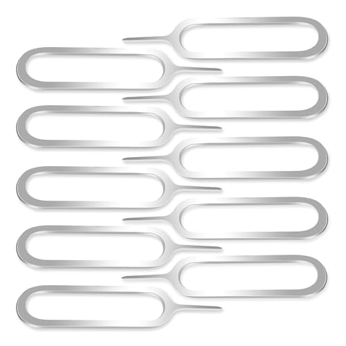 Mobi Lock 10pcs Sim Card Tray Removal Tool Compatible with All Smartphones and Tablets - iPhones, Android - Samsung, HTC, Pixel, Sony, Motorola - Image 1