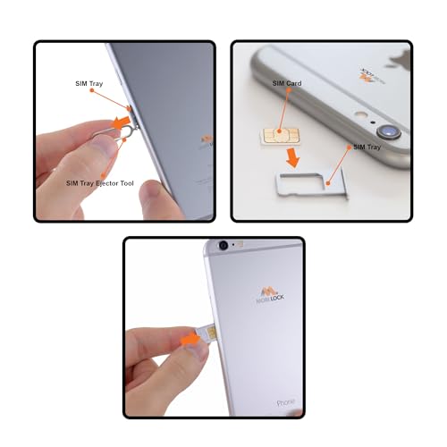 Mobi Lock 10pcs Sim Card Tray Removal Tool Compatible with All Smartphones and Tablets - iPhones, Android - Samsung, HTC, Pixel, Sony, Motorola - Image 4