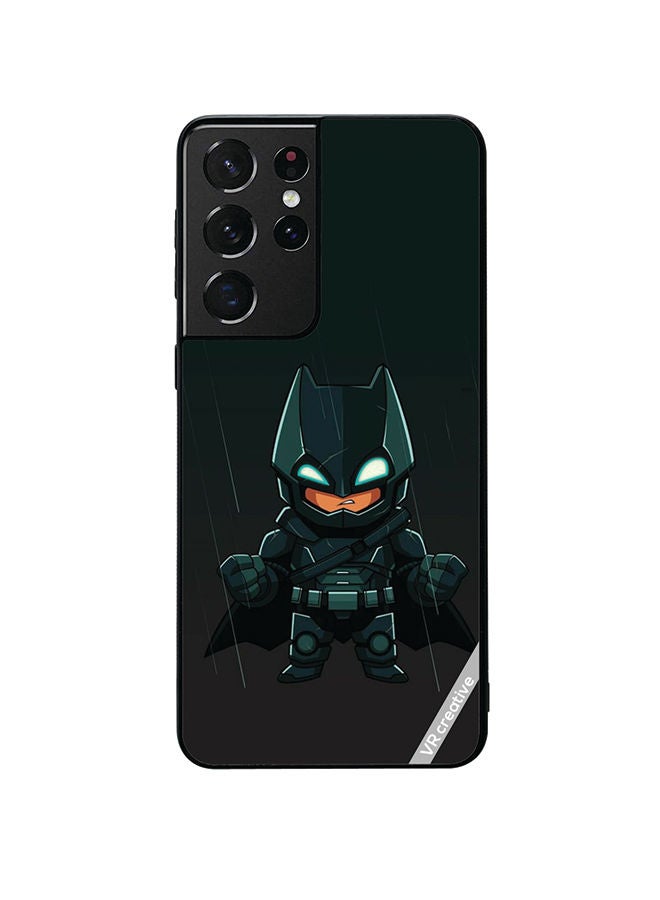 VR CREATIVE Protective Case Cover For Samsung Galaxy S21 Ultra 5G Batman Design Multicolour - Image 1