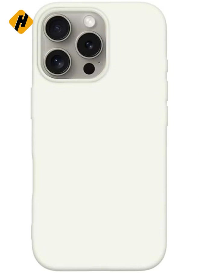Liquid Silicone Case for iPhone 16 Pro Max - Ultra Slim Design with Soft Anti-Scratch Microfiber Lining & Drop Protection
