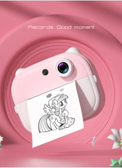 besrey  Kids Camera Instant Print Photo, Children Digital Video Camcorder Camera, Instant Camera for Kids Toddler Camera Kid Portable Toy, Birthday Festival Gift for Girls Boys 3-12 Year Old Pink  - Image 1