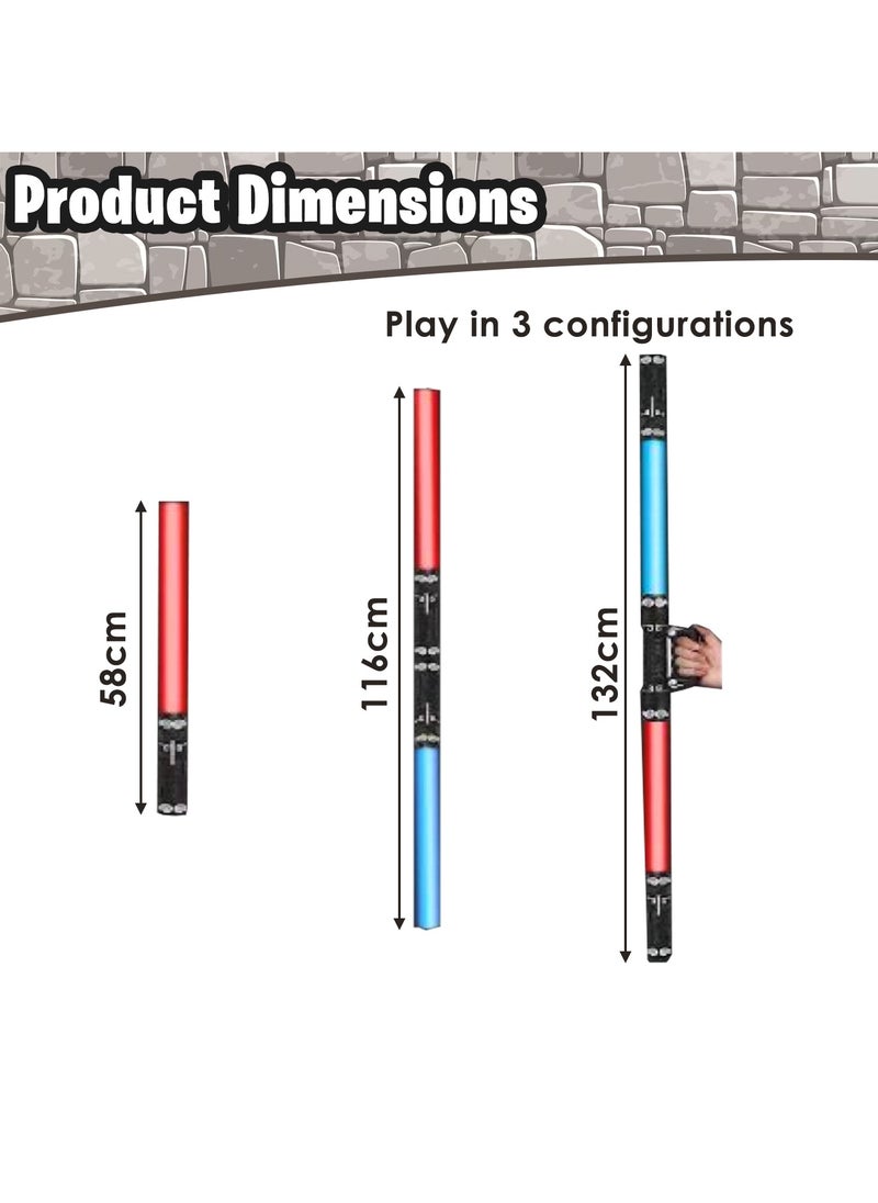 Home Smart - Light saber 2 in 1 Light Saber for Kid's Dual Light Swords Ideal Gift for Birthday Boys and Girls Home Smart - Image 1