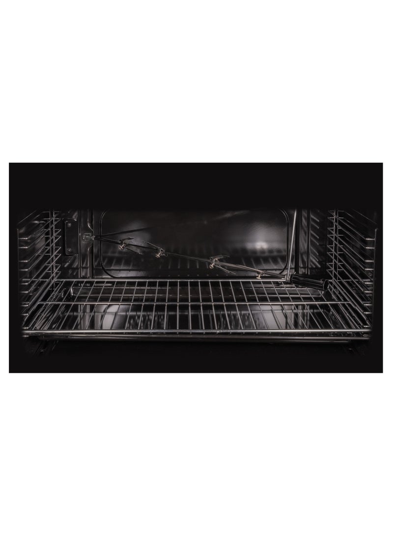 TORNADO Tornado 90x60cm Freestanding Cooker, Full Gas Cooking Range with 5 Burners, Automatic Ignition & Full Safety, Stainless Steel Finish, Separate Knob 9T10BRC1X01SG  - Image 4