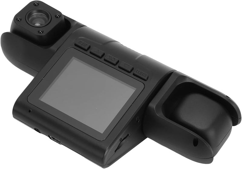 أنجريك Car Driving Recorder, HD Night Monitoring ABS 3 Lens 170 Degree Wide Angle Mini Dash Cam for Car Reversing - Image 4