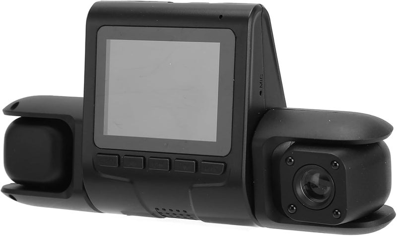 أنجريك Car Driving Recorder, HD Night Monitoring ABS 3 Lens 170 Degree Wide Angle Mini Dash Cam for Car Reversing - Image 1