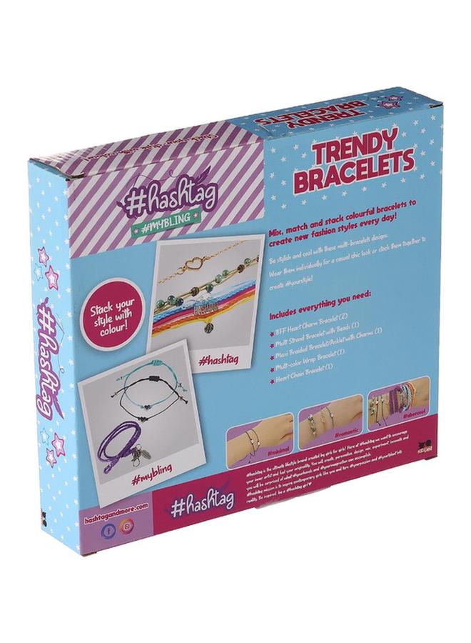 Hashtag Mybling Trendy Bracelet Set Multicolor HTMB2101  - Image 3