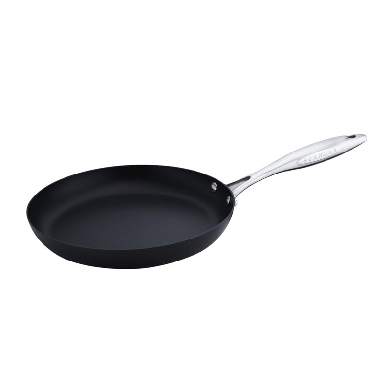 SCANPAN Professional 1025 Fry Pan  EasytoUse Nonstick Cookware  Dishwasher Metal Utensil  Oven Safe  Made in Denmark