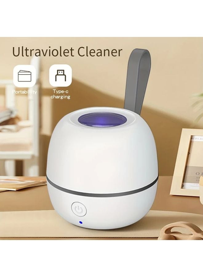 White Portable USB Rechargeable UV Pacifier Cleaner Multi Purpose Sanitizer For Small Items - Image 5