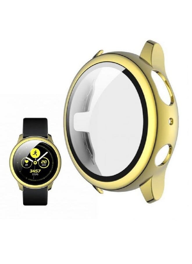 PROMASS Ultra Slim Full Coverage Bumper Protection Case Cover For Samsung Watch Active 2 44Mm Gold  - Image 2