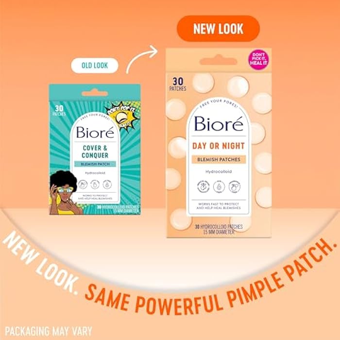 Bioré Biore Pimple Patches, Cover & Conquer Blemish Patch, Medical Grade Ultra-Thin Hydrocolloid for Covering Zits and Blemishes, HSA/FSA Approved, 30 Count - Image 2