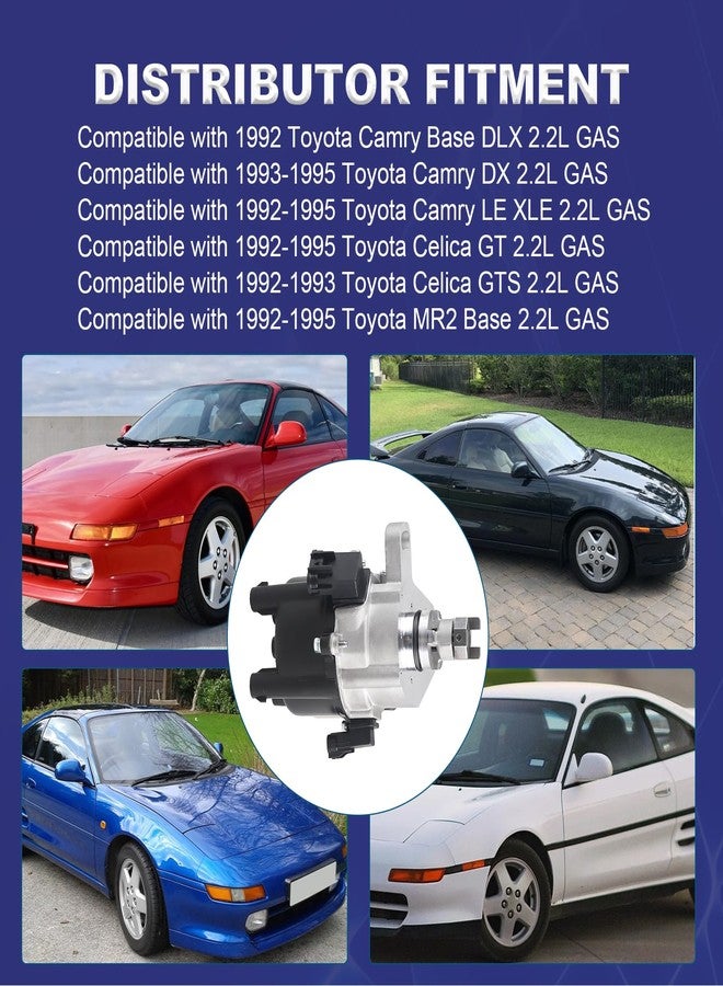 JDMON Compatible with Ignition Distributor Toyota Camry Celica MR2 2.2L 4CYL 1992 1993 1994 1995 1996 Replace 1905074010 1905074020 1905074040 - Image 2