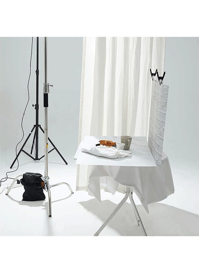 Toining - Backdrops for Food Photoshoot with T-Shape Background Stand | 8pcs 16patterns 22x34inch | Product Photo Backdrop | Photo Background Props | Tabletop Photo Backdrops - Image 1