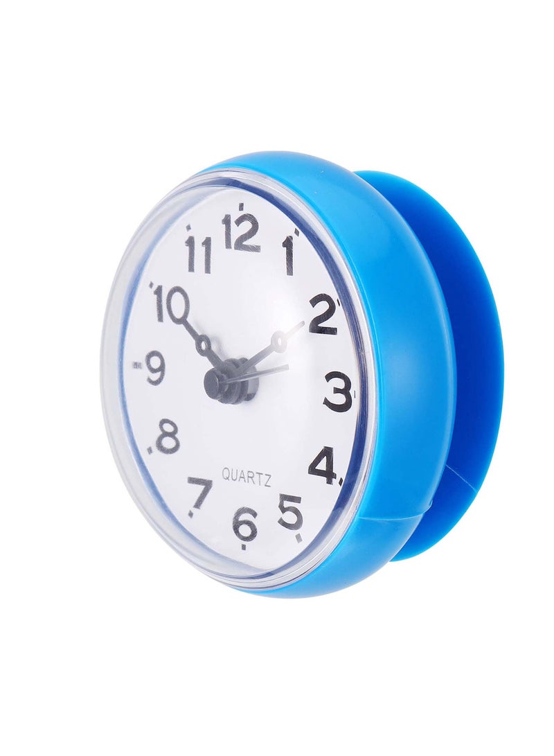 SYOSI Waterproof Shower Clock, Bathroom Shower Suction Cup Wall Clock, Bath Shower Clock, Wall Decorative Clock with Suction Cup, Wall Clock Silent for washroom/Restroom/Bathroom/Bedroom - Image 1