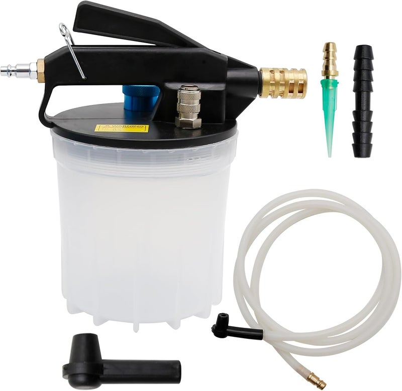 Saihisday 2L Vacuum Brake Bleeder and Pneumatic Fluid Extractor Tool Kit - Image 1