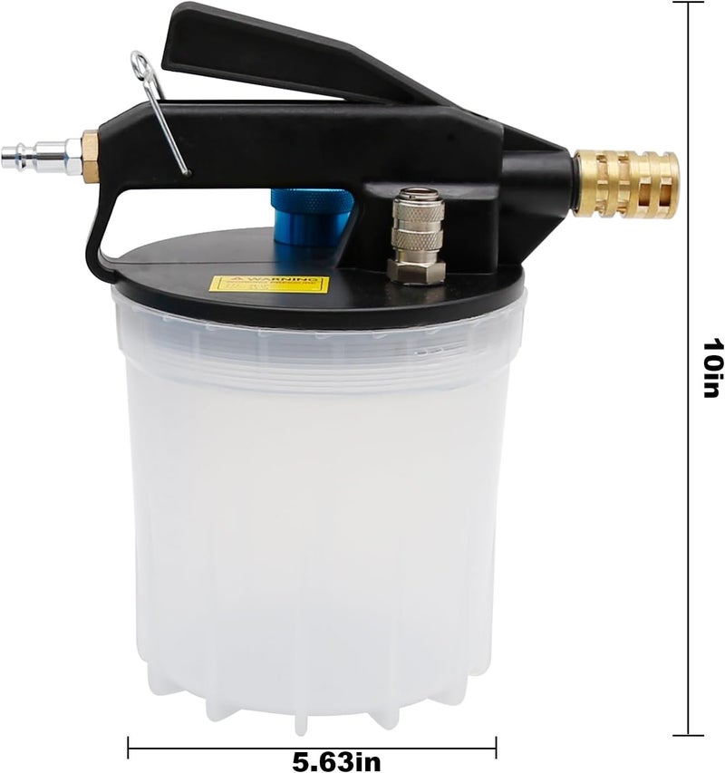 Saihisday 2L Vacuum Brake Bleeder and Pneumatic Fluid Extractor Tool Kit - Image 2