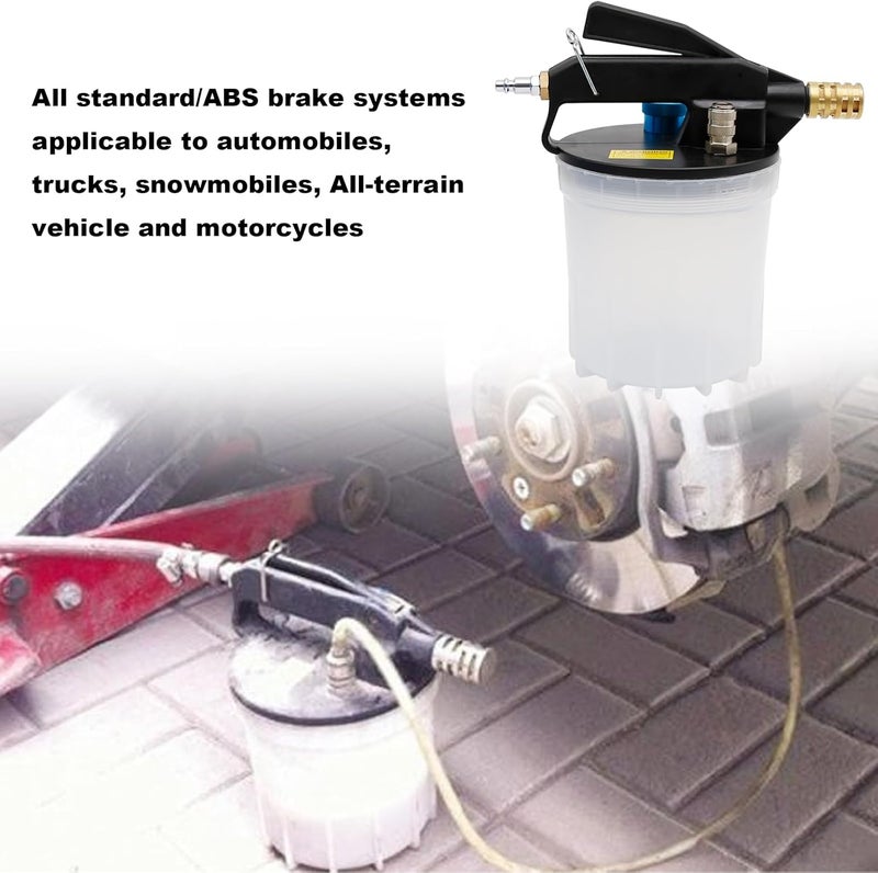 Saihisday 2L Vacuum Brake Bleeder and Pneumatic Fluid Extractor Tool Kit - Image 5