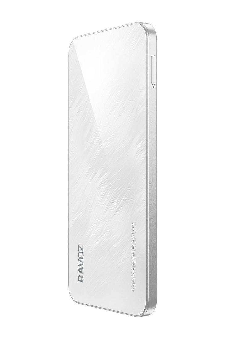 RAVOZ Non Camera Non GPS 12GB RAM (4GB + 8GB) Expandable) 128GB ROM Dual Sim with 5000Mah Battery & NFC Support (2026 Updated Version With Andriod 16) Astral White - Image 5