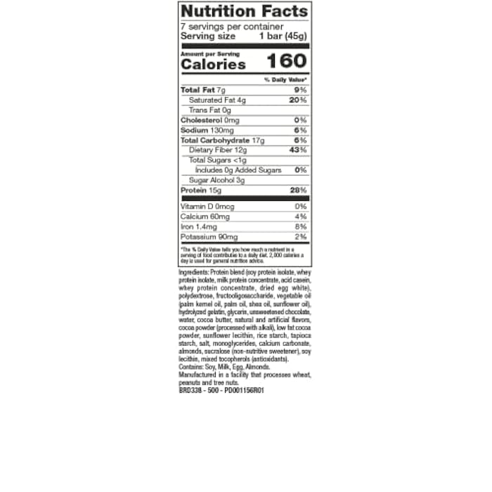 PROTIFIT Ideal Protein Compatible Proti Fit Chocolate Crisp High Protein Bars - Image 2