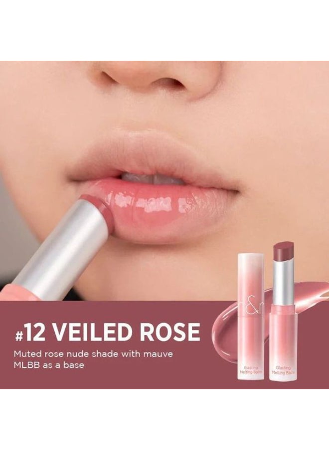 rom&nd - Glasting Melting Balm 12 Veiled Rose - Image 1