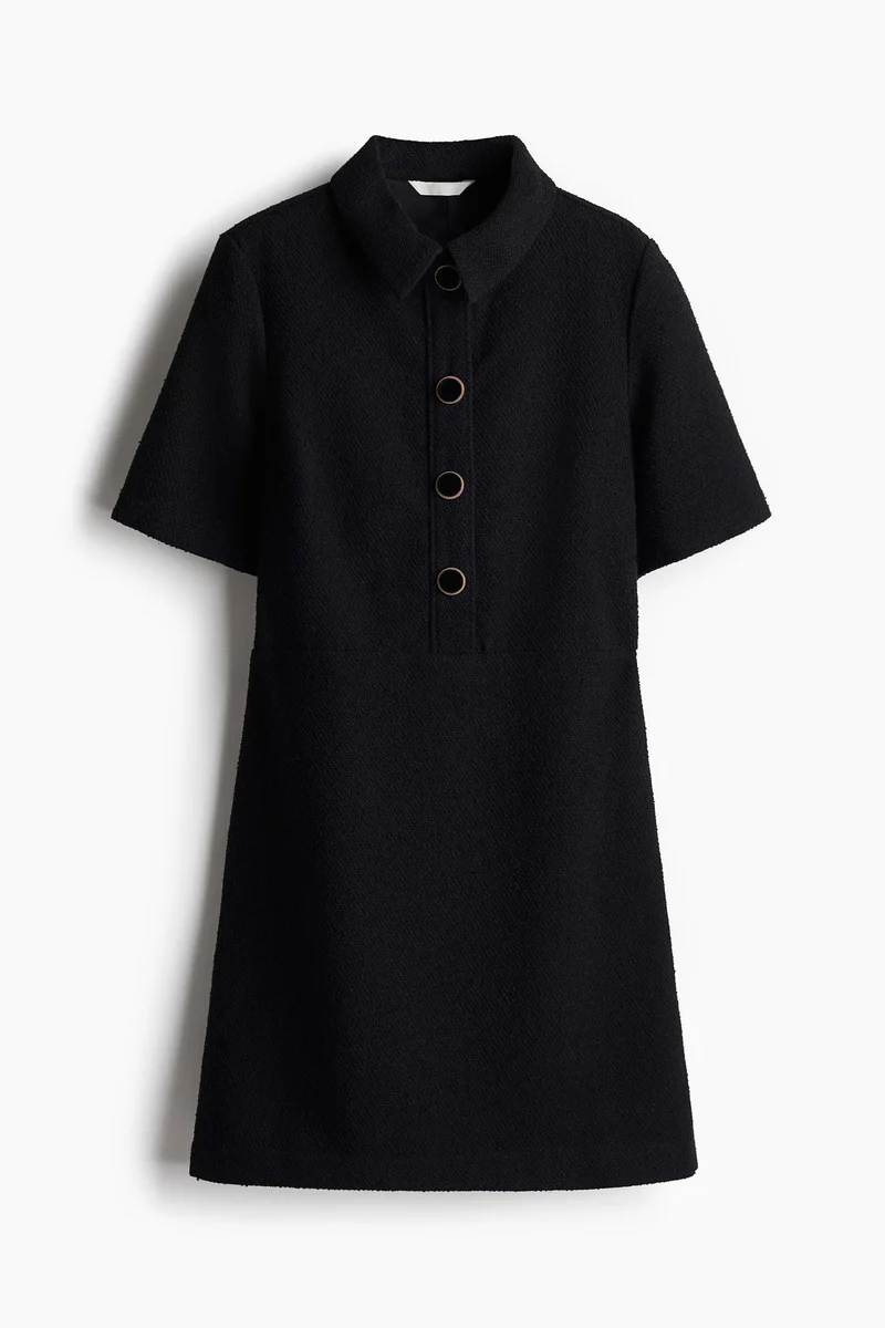 H&M Textured Mini Dress