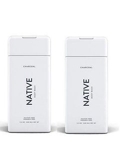 native Body Wash Charcoal 11.5 Oz (340Ml) 2Pack  - Image 3