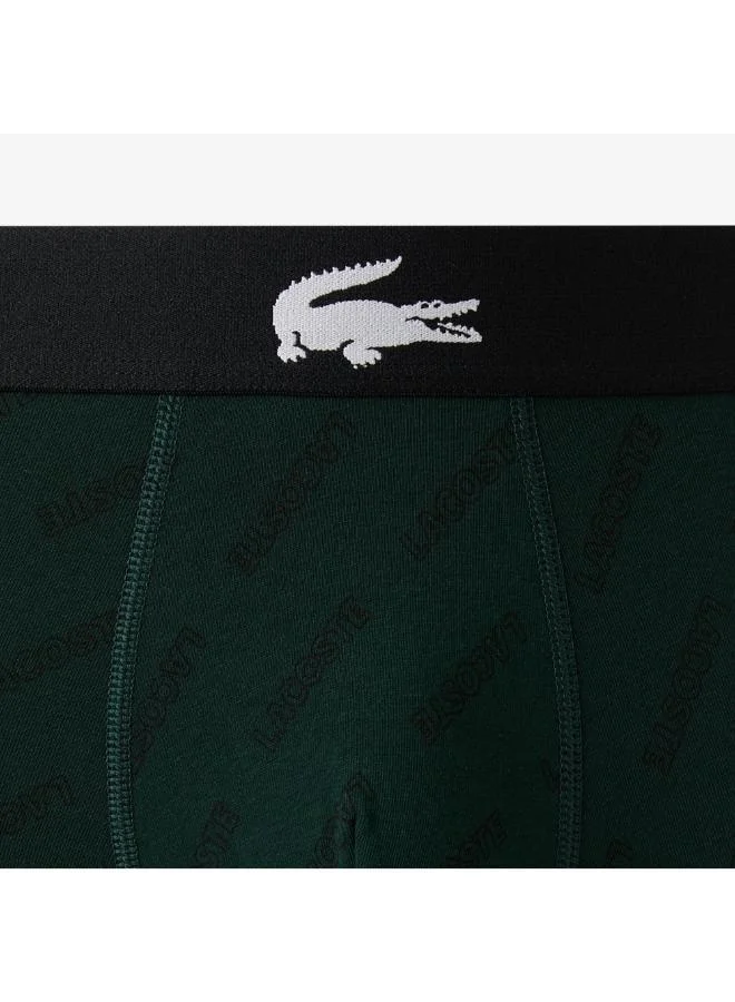 LACOSTE 3-Pack Core Graphic Trunks