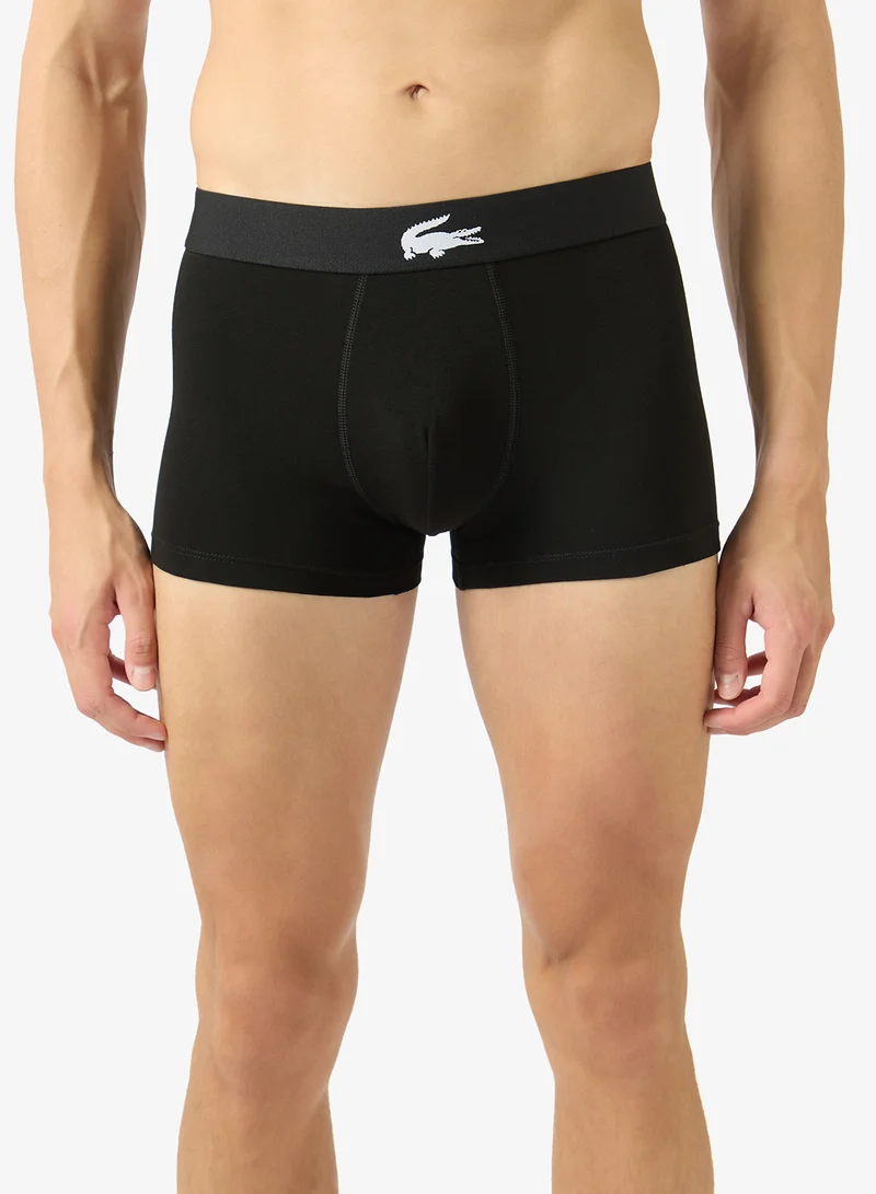Lacoste  3-Pack Core Graphic Trunks for Men | Best Price UAE