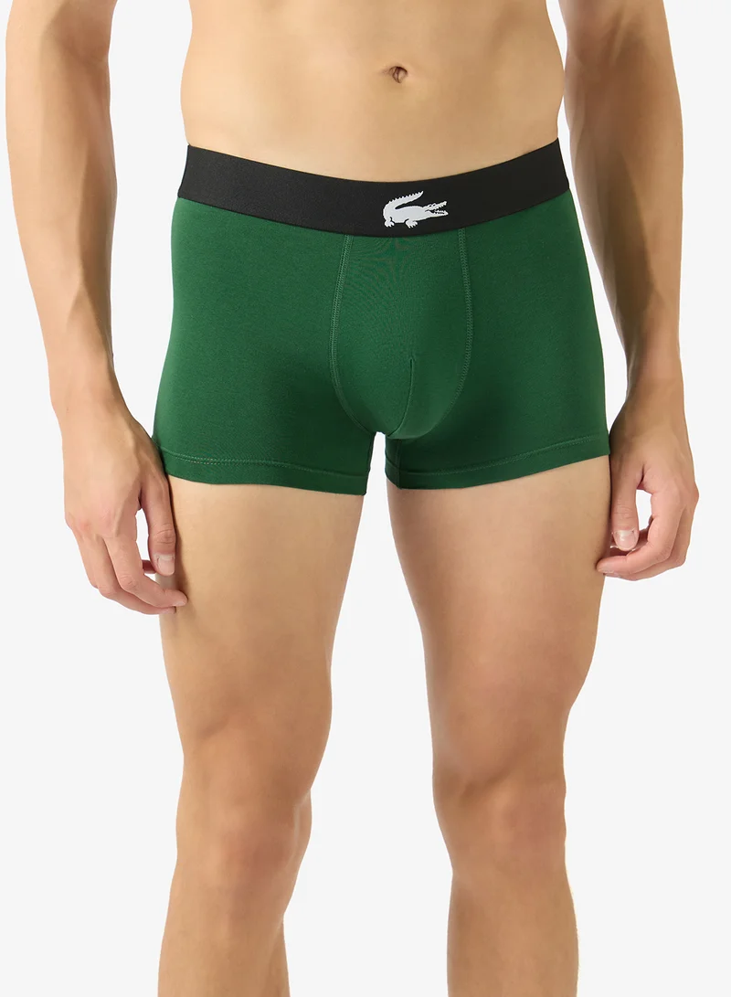 Lacoste  3-Pack Core Graphic Trunks for Men | Best Price UAE