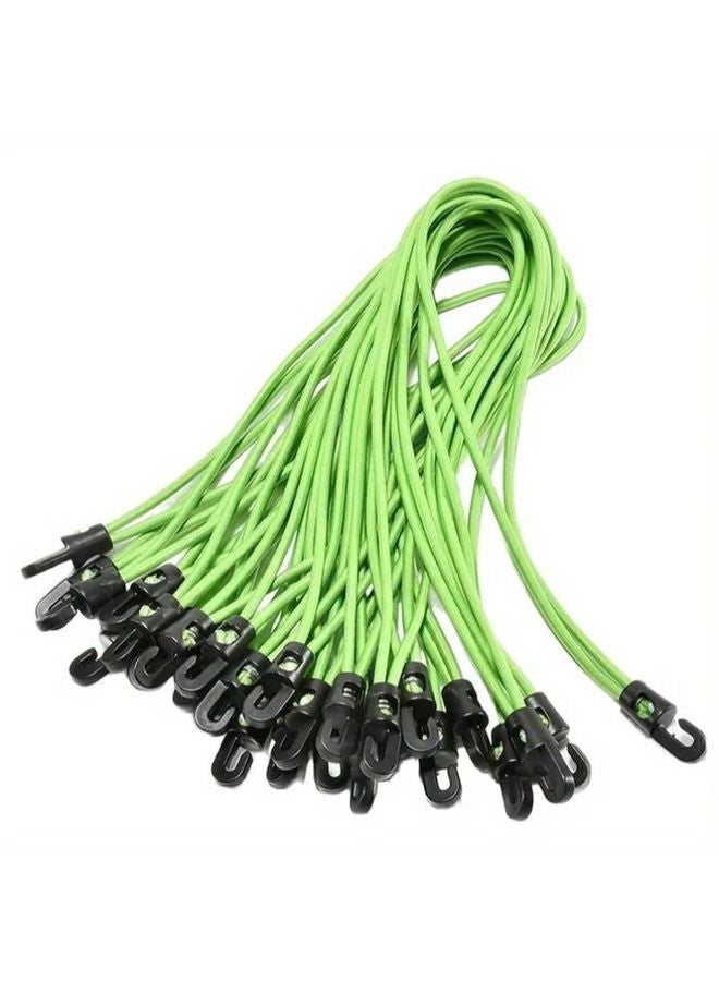 3Pcs Black Elastic Luggage Rope Durable PP Material Bungee Cord for Motorcycle Bicycle Outdoor Riding - Image 3