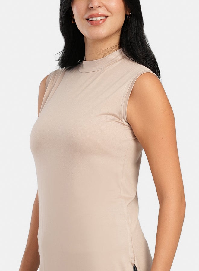 Carina Sleek Viscose Sleeveless Top - Image 4