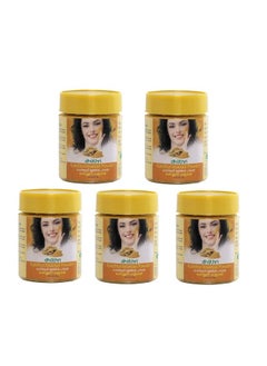 dhathri Kasthuri Manjal Powder To Reduce Acne, Dark Spots And Marks | Wild Turmeric Powder For Tan Removal| Kasturi Haldi Powder For Face And Body - Pack Of 5  - Image 1