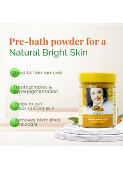 dhathri Kasthuri Manjal Powder To Reduce Acne, Dark Spots And Marks | Wild Turmeric Powder For Tan Removal| Kasturi Haldi Powder For Face And Body - Pack Of 5  - Image 3