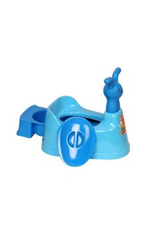 Nabhya Potty Toilet Trainer Seat;Chair With Lid And High Back Support For Toddler Boys Girls (Age 7 Months To 3 Years) (Blue)  - Image 3
