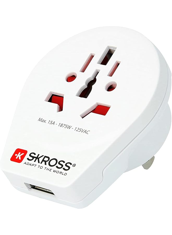Skross 1500268 World to USA USB Single adapters USB - Image 1