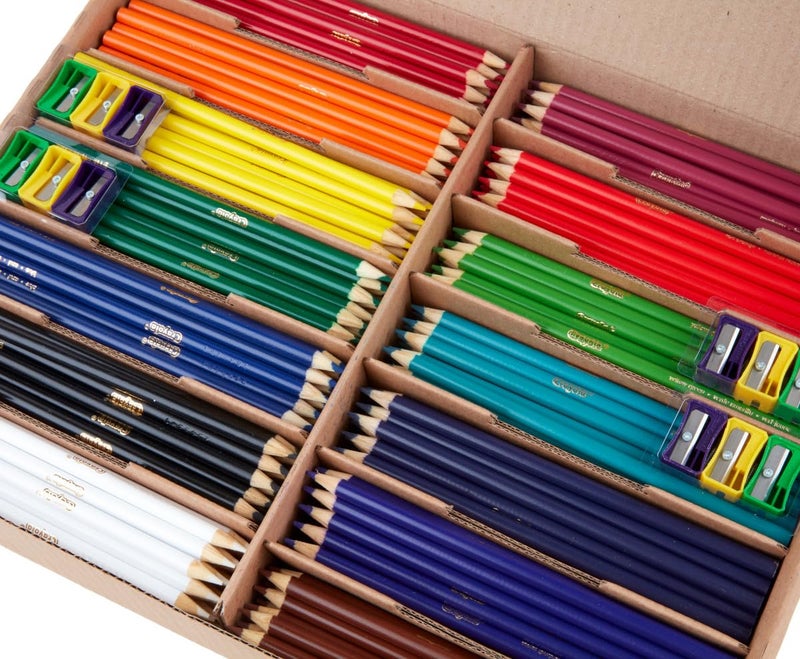Crayola Colored Pencil Classpack (462ct), Bulk Colored Pencils, 14 Assorted Colors, School Supplies for Teachers, Ages 3+ - Image 4