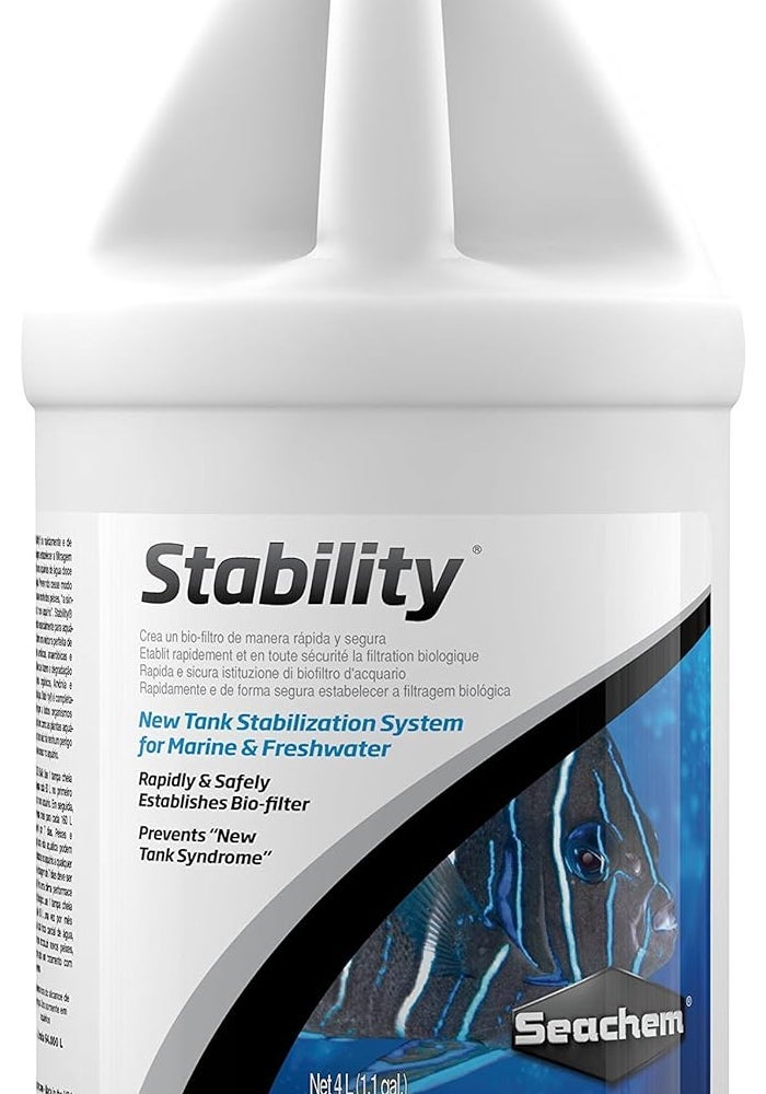 Seachem Stability Fish Tank Stabilizer for Freshwater and Marine Aquariums - 4L - Image 2