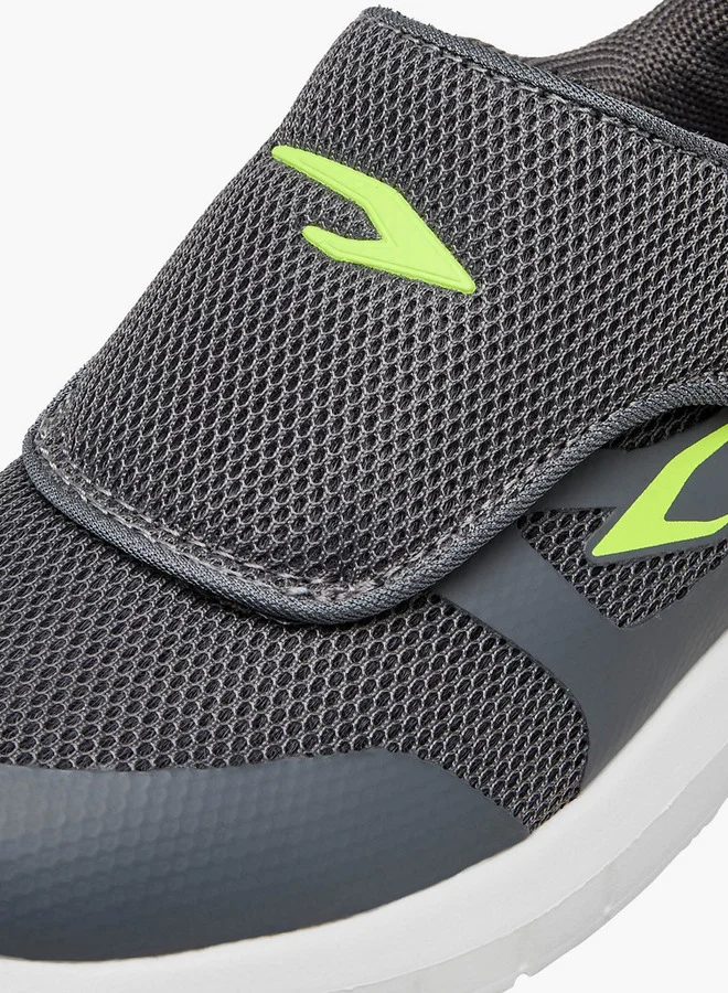 Dash Textured Sports Shoes with Hook and Loop Closure